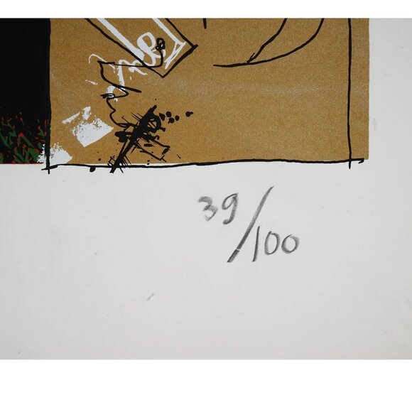 SINAN TANJU COLOR WOOD BLOCK PRINT - Picture 2 of 5